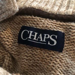 Chaps brown mens sweater